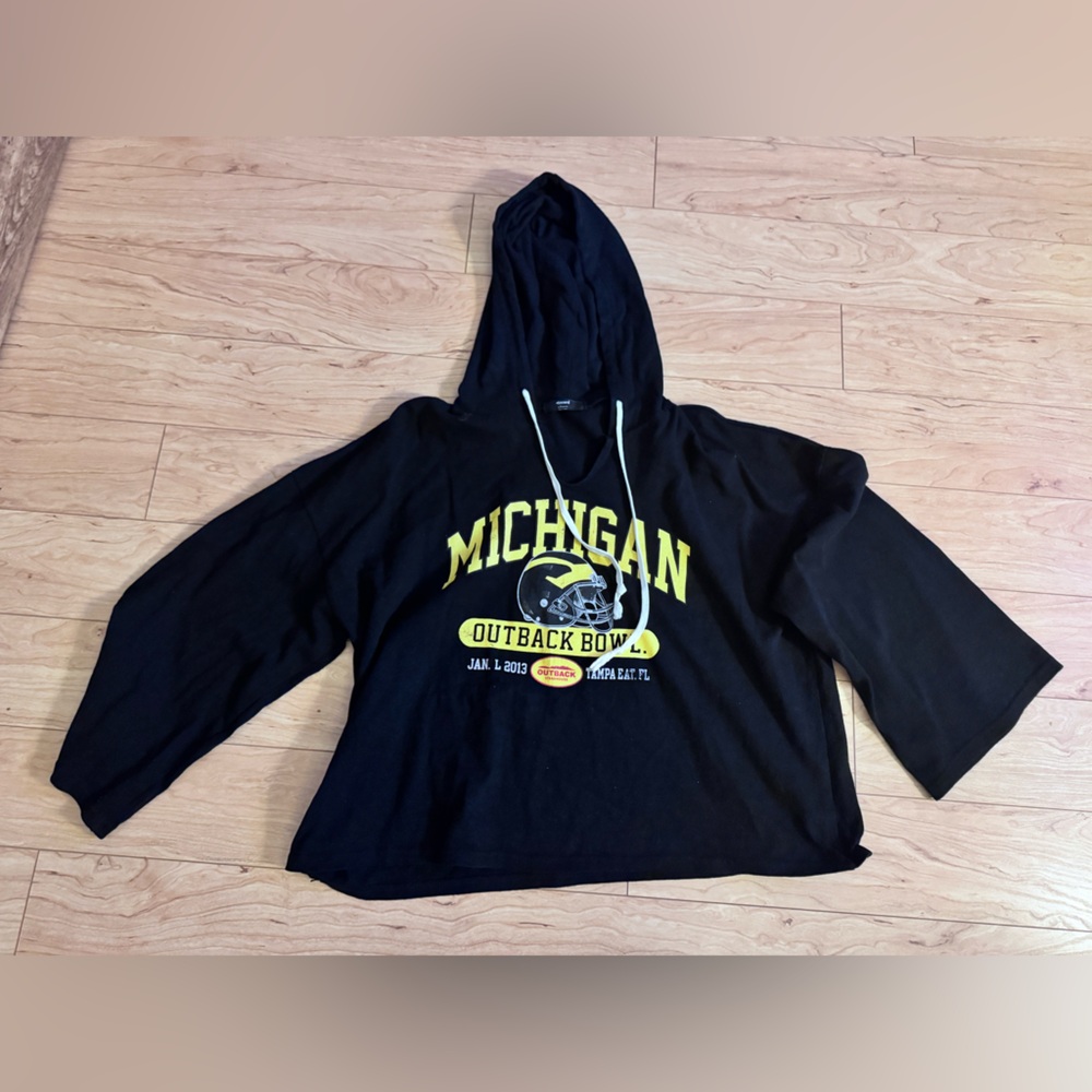 Michigan Outback Bowl Black Hoodie